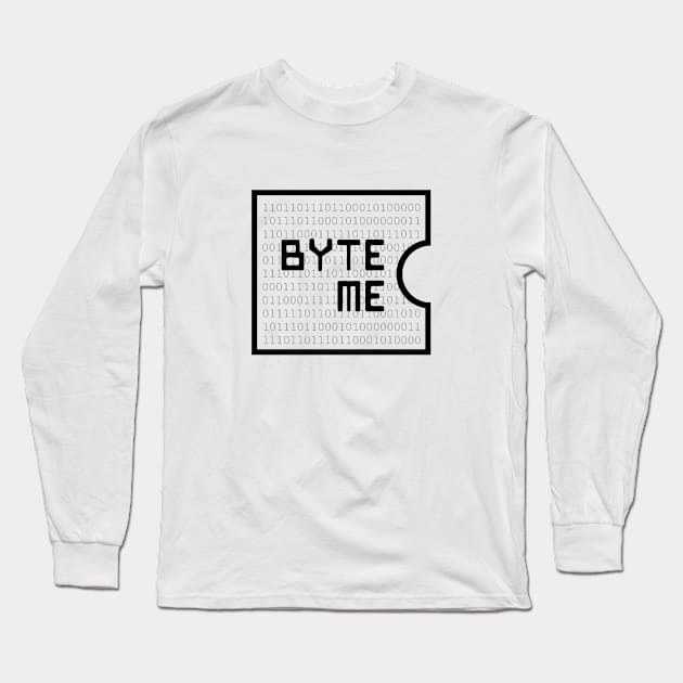 Byte Me Long Sleeve T-Shirt by Software Testing Life